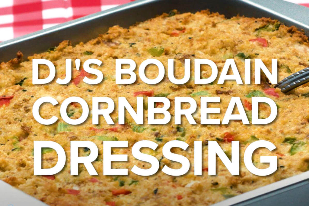 Boudain Cornbread Dressing – DJ's Boudain