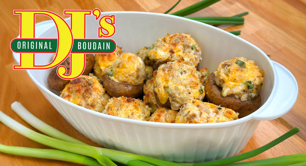 DJ's Boudain Stuffed Mushrooms